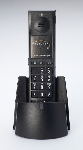 Telematrix 9600 Handset 1.9Ghz Guest Room Cordless 965591HDKIT Black