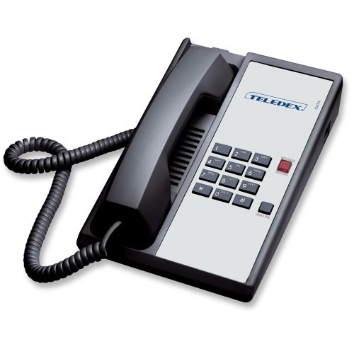 Teledex Diamond Hotel Hospitality Guestroom Telephone Black DIA653091