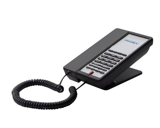 E200 - 4GSK Teledex Two Line Micro Footprint E Series Guestroom Phone