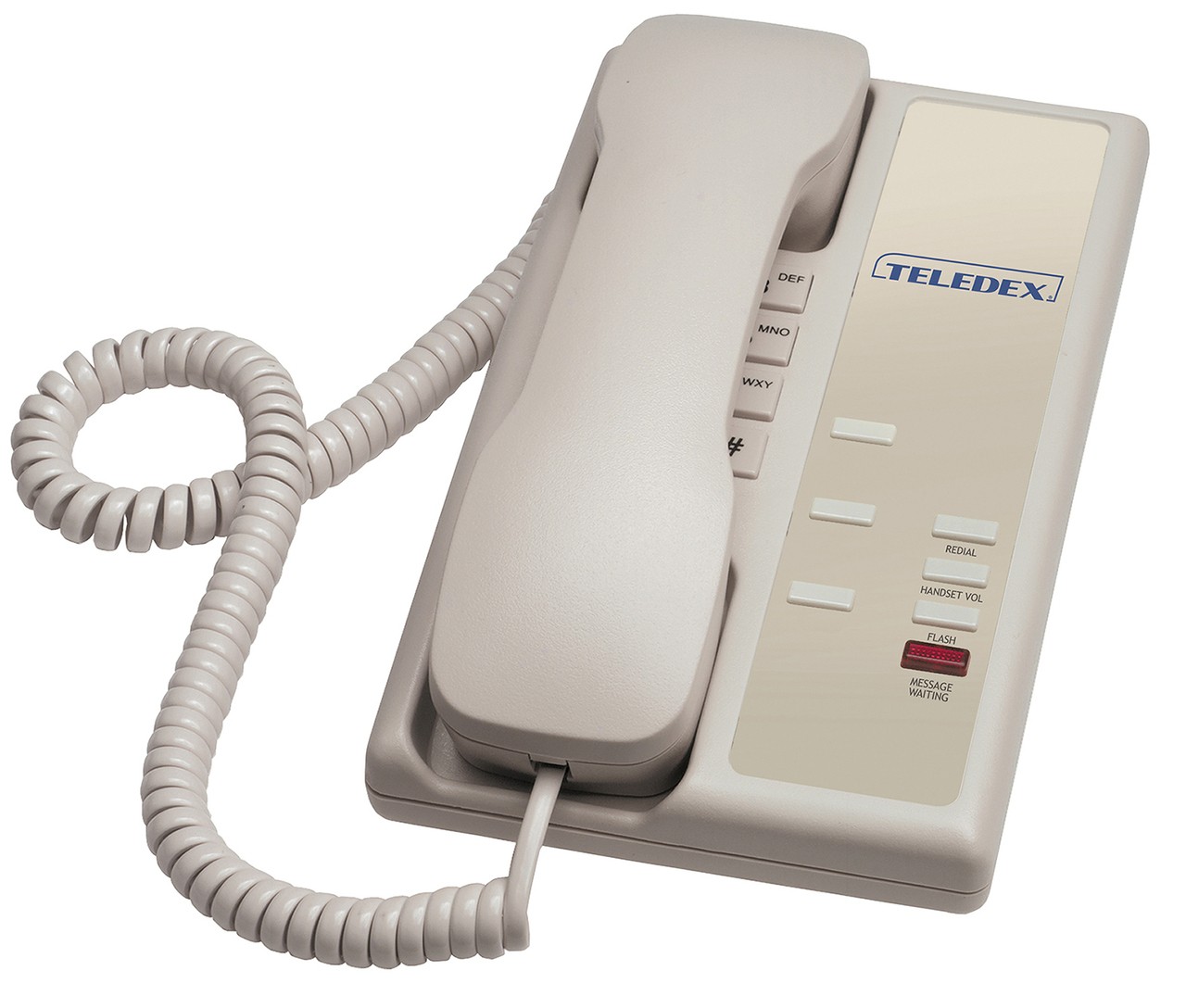 Teledex Nugget 3 Buton Guestroom Telephone Ash