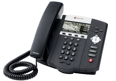 IP450 Polycom Soundpoint 3 Line SIP Phone with AC Adapter