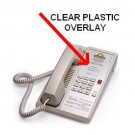 Teledex Diamond Clear Plastic Overlays 25 Per Pack