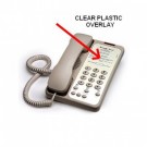Teledex Opal Clear Plastic Overlays 25 Per Pack
