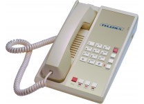 Teledex Diamond L2-E 2 Line Guest Room Telephone Ash DIA67059