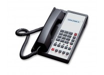 Teledex Diamond L2S-5E 2 Line Guest Room Telephone Black DIA671491