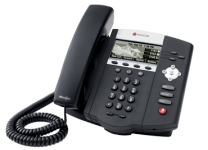 IP450 Polycom Soundpoint 3 Line SIP Phone with AC Adapter