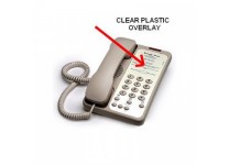Teledex Opal Clear Plastic Overlays 25 Per Pack